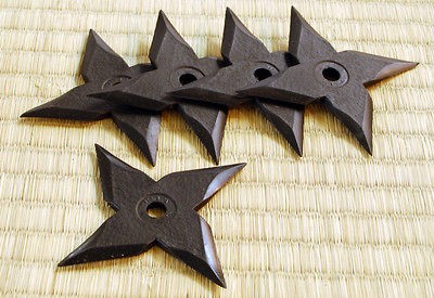 Ninja Rubber Throwing Star#02 Kazagu​ruma Shrkn(5pieces