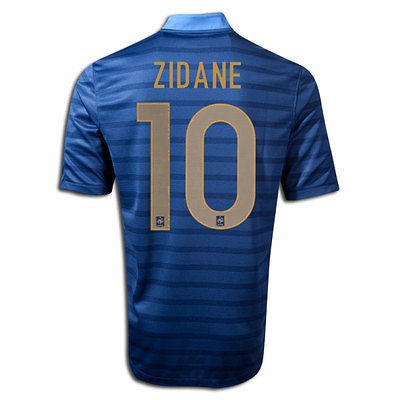 NIKE ZINEDINE ZIDANE FRANCE HOME JERSEY 2012/13 FOOTBALL UEFA EURO CUP 