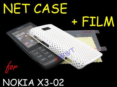   Net * Slim Cover Hard Case + Screen Protector for Nokia X3 02 GJCC585