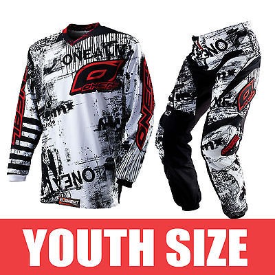 ONEAL KIDS ELEMENT GEAR TOXIC PANT JERSEY (12/14 LG) MOTOCROSS DIRT 