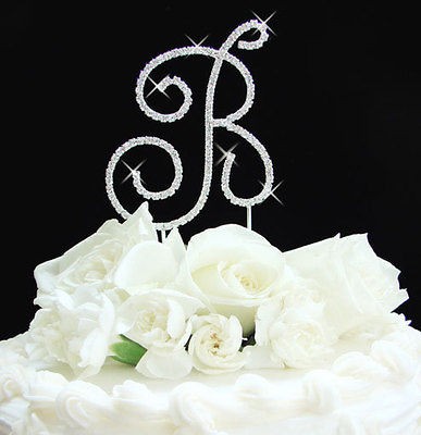 monogram cake topper in Cake Toppers