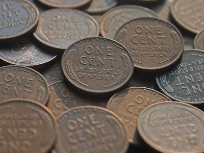 Bag of 1000 OLD Wheat Back Pennies Mixed dates