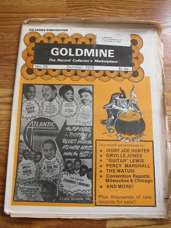 Goldmine 29 78 Ivory Joe Hunter Orville Jones Guitar Lewis Percy 