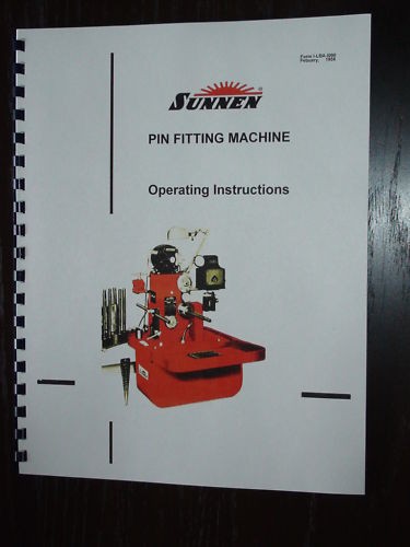 Sunnen Rod Hone LBA 666 Instruction Manual