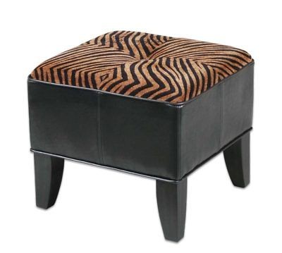 animal print ottoman in Ottomans, Footstools & Poufs