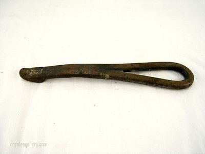 Antique Iron IAS & Co Cook Stove Lid Lifter Tool