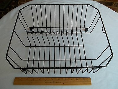 Plastic Coated over Metal Dish Sink Drying Rack