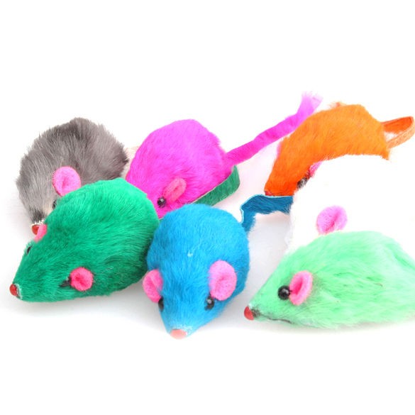 Hot Sale Fashion New Cute Bright Coloured Little Funny Mouse Toys For 