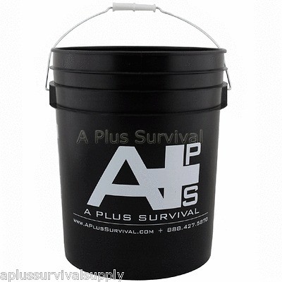 Lot of 10 Black 5 Gallon Plastic Storage Bucket No Lid