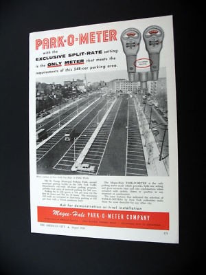 PARK O METER St George Parking Field New York print Ad