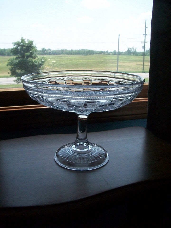 EAPG Bryce Higbee Circa 1885 Persain Large Compote