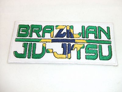 BRAZIL JIU JITSU PATCH BJJ MMA VALE TUDO JUDO JIU JITSU