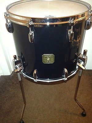 Gretsch Square Badge 12x14 Floor Tom Drum Black Nitron