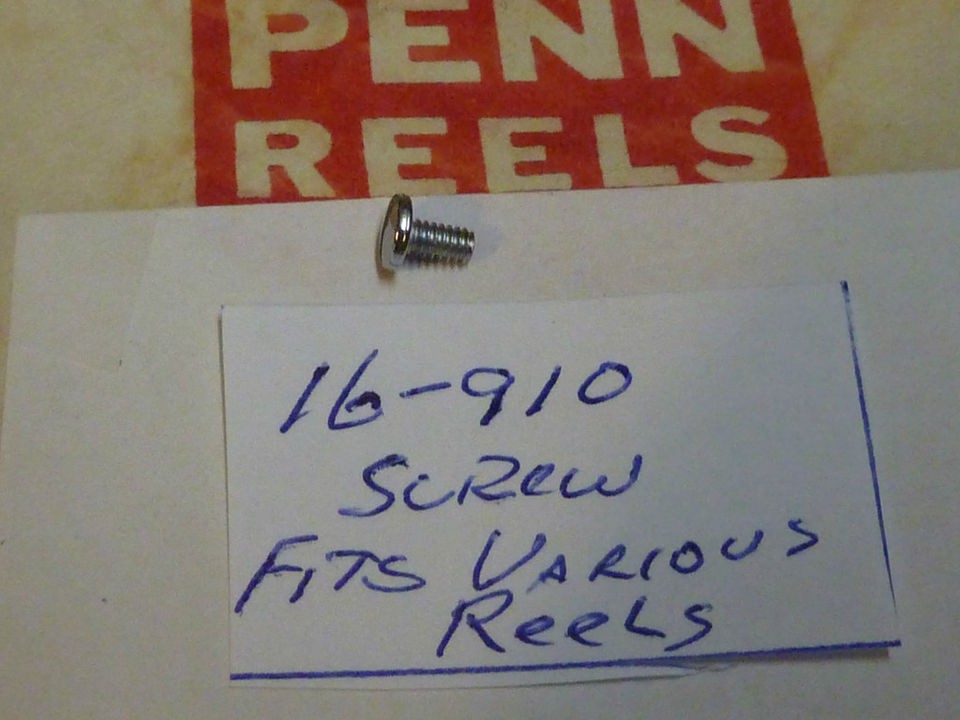 PENN PARTS#16 910 SCREW NOS FOR PENN REELS