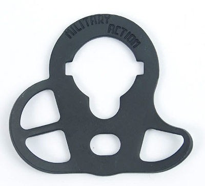 Black sling plate ambidextrous attachment quick detachable mount 