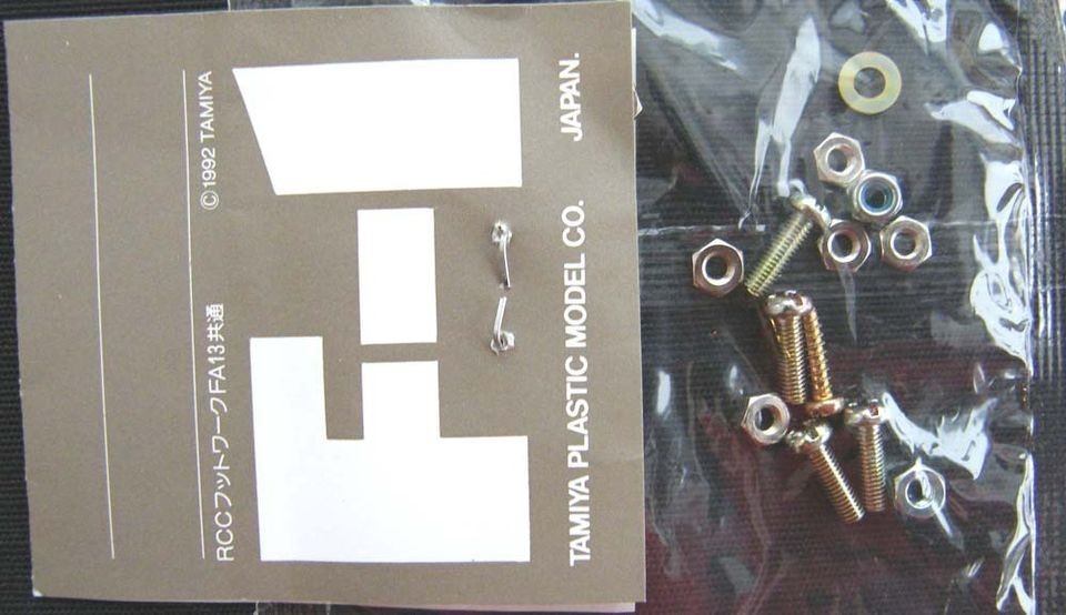 TAMIYA 58114 Footwork FA13/Benetton B192/F1 Screw Bag A 9465431