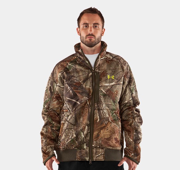 Under Armour UA Mens Deadcalm Scentcontrol Camo Jacket Realtree AP 