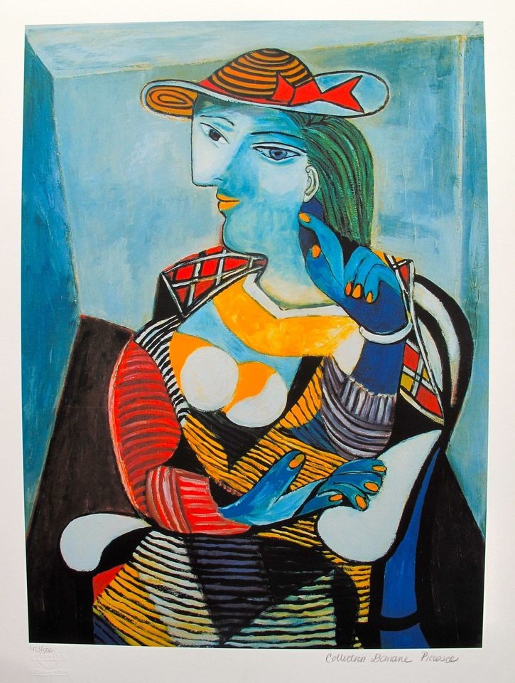 Picasso Estate Signed Giclee PORTRAIT OF MARIE THERESE