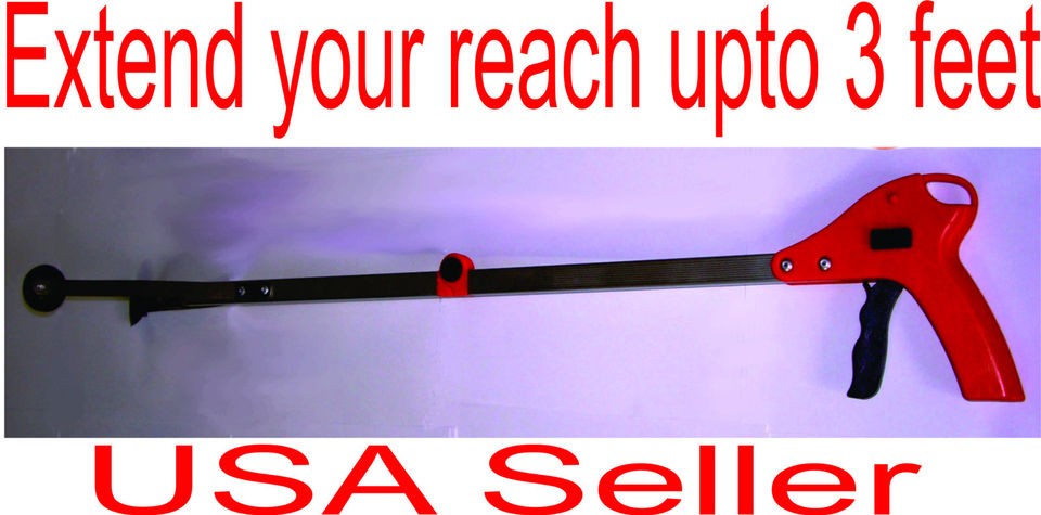 Pick Up Tool Reacher Grabber 36 Inch 3 Feet Long Long With Gripper 