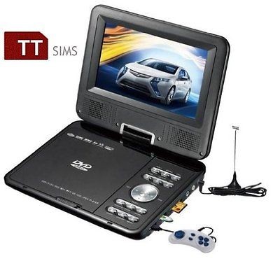 inch Portable DVD Player   Colour TFT LCD TV / DVD With 270 degree 