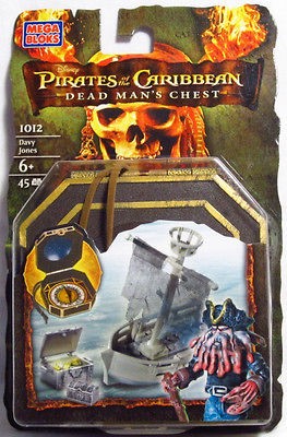 Mega Bloks Pirates of the Caribbean 2 DAVY JONES Dead Mans Chest NEW