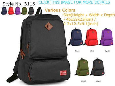   big pockets Poly backpack campus bags backpacks outdoor bag pack 3116