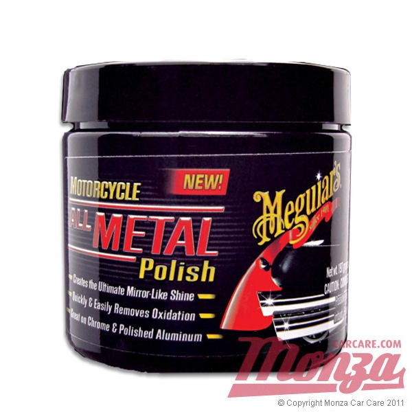 Meguiars All Metal Polish Car Motorbike Alloy & Chrome Wheels 