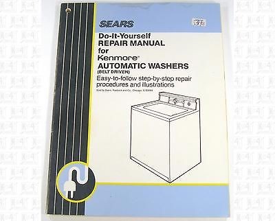  Kenmore Washing Machines Do It Yourself Repair Manual