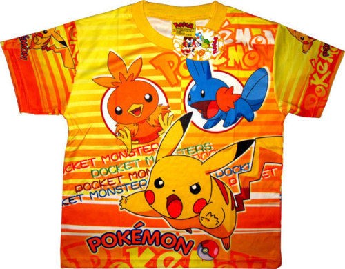 POKEMON Childrens Clothing T Shirt Top Medium Age 5 6