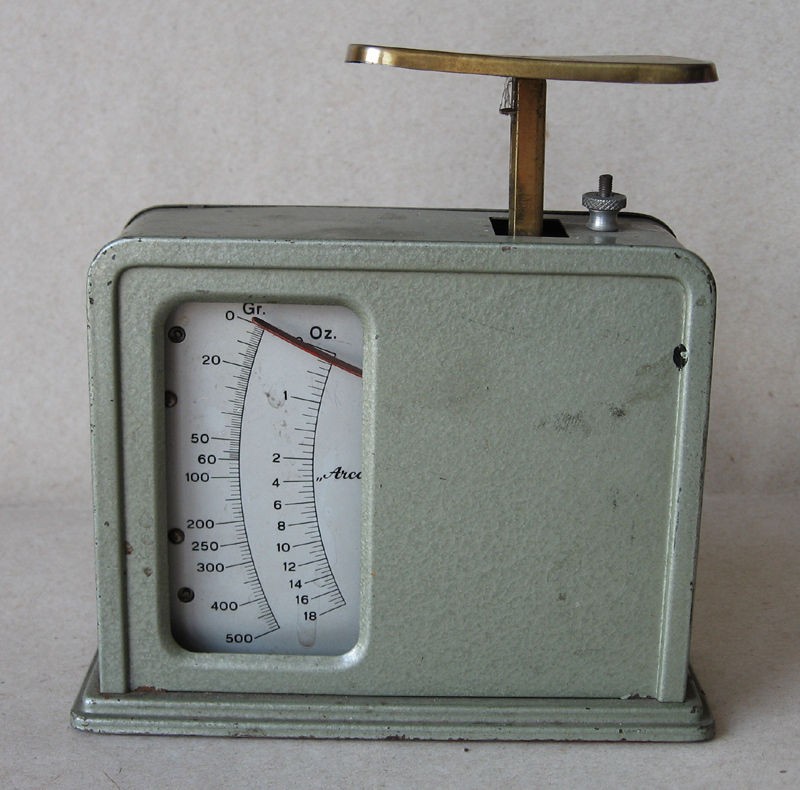 antique postal scale in Scales