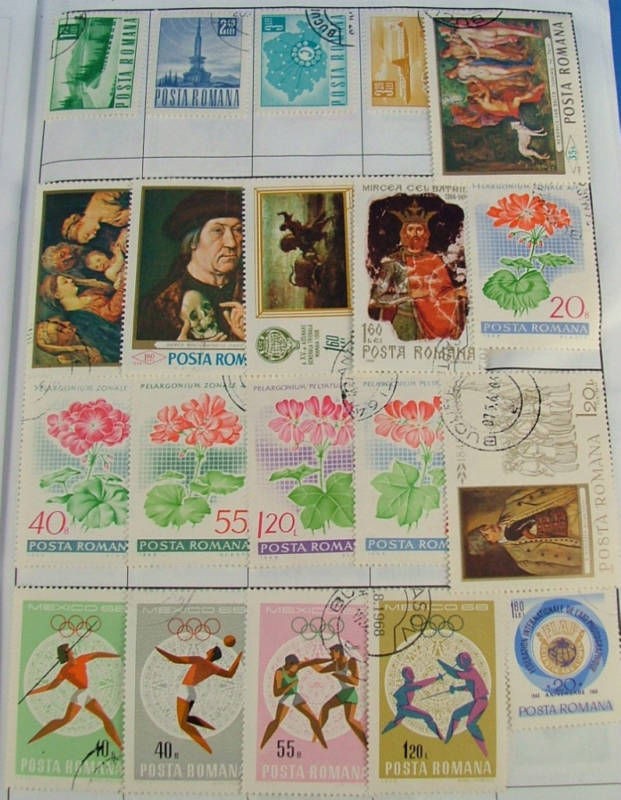 Lot 200 Postage Stamps Posta Romana Romania #34