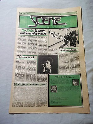 SCENE MAGAZINE NORTHEAST OHIO (CLEVELAND) THE KINKS, BILLY JOEL, BRIAN 