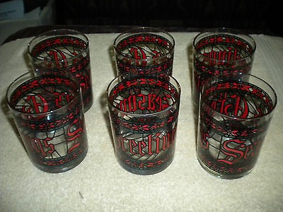 Vintage Houze Seasons Greetings Holiday Drinking Glasses