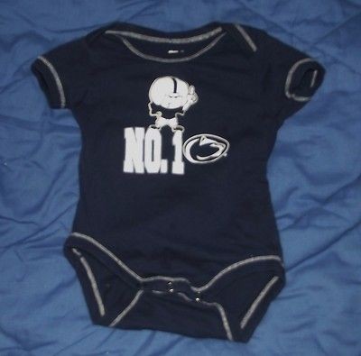 PENN STATE NITTANY LIONS ONESIE SIZE 12 MONTHS VERY NICE