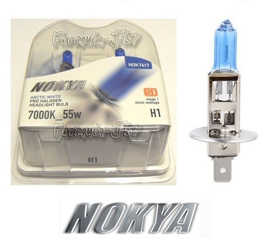 NOKYA H1 7000K X 1 SET BULB NOK7417 55W HEADLIGHT REPLACEMENT JDM 