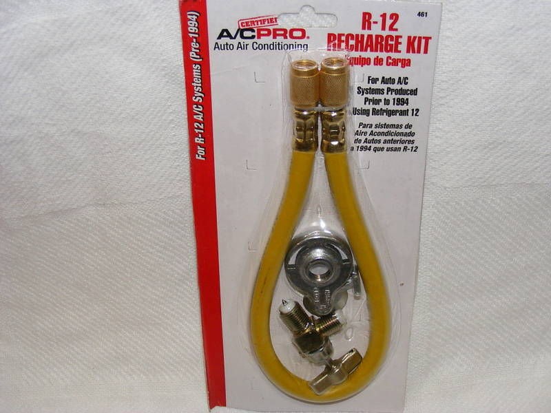 R12 R22 FREON REFRIGERANT RECHARGE HOSE KIT