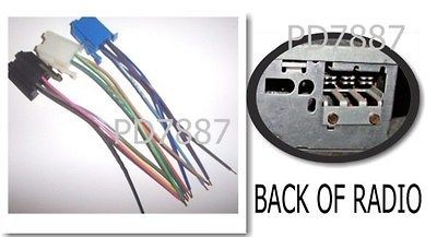 GM DELCO 3 CONNECTOR RADIO WIRE HARNESS 78 93 CORVETTE CAMERO TRUCK