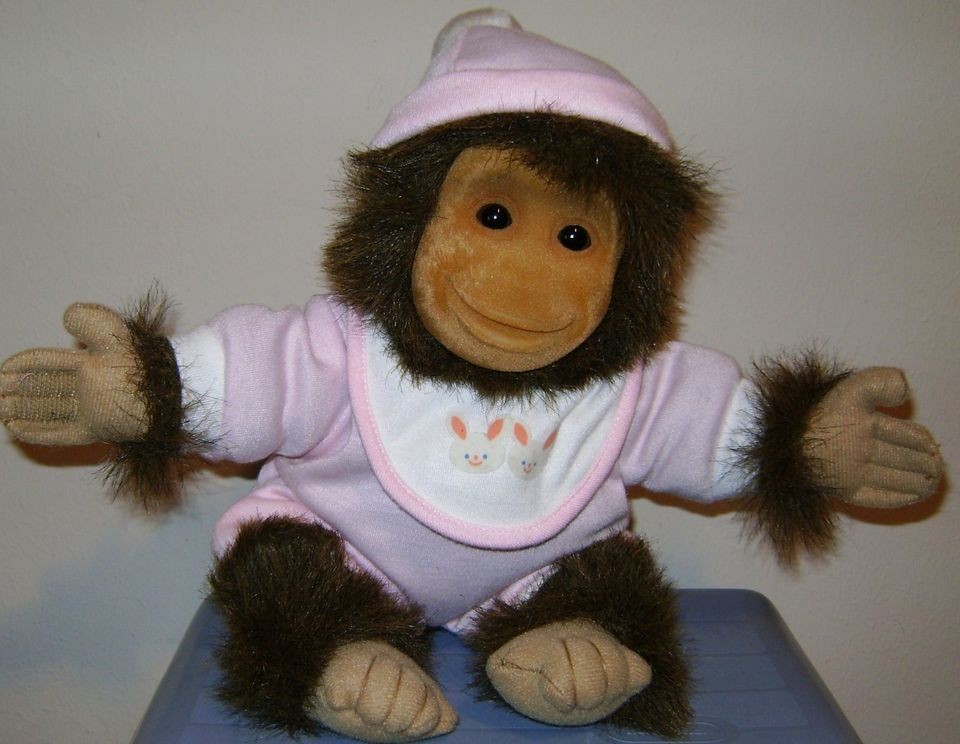 HOSUNG LITTLE MONKEY LOST BABY PLUSH STUFFED 9