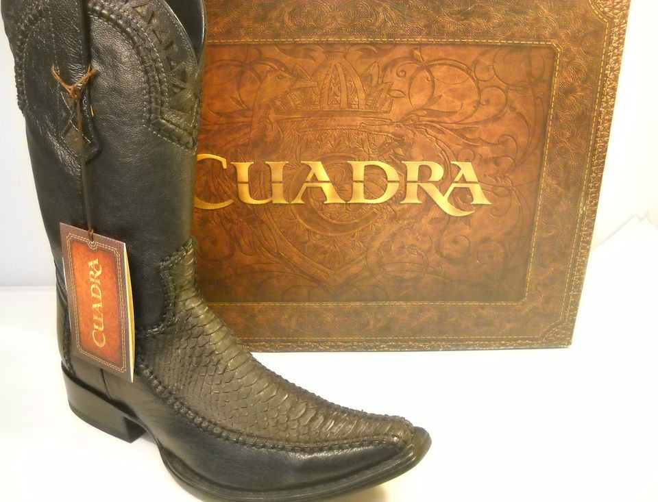 CUADRA PYTHON SNAKE SKIN cowboy boots *ALL SIZES * bota vibora piton 