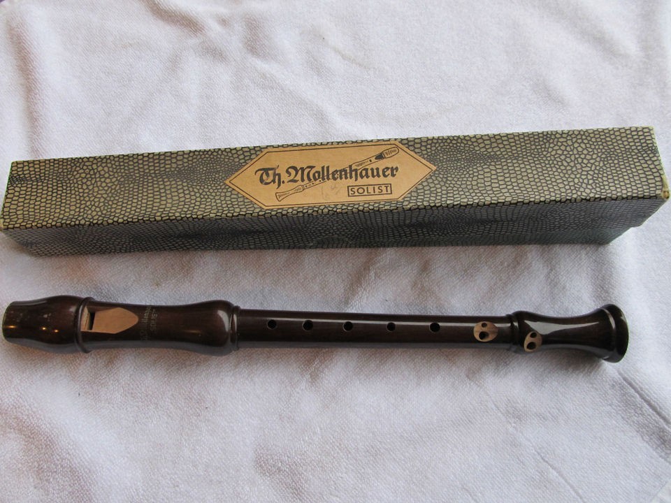 Vintage Mollenhauer SOLIST Wooden Recorder