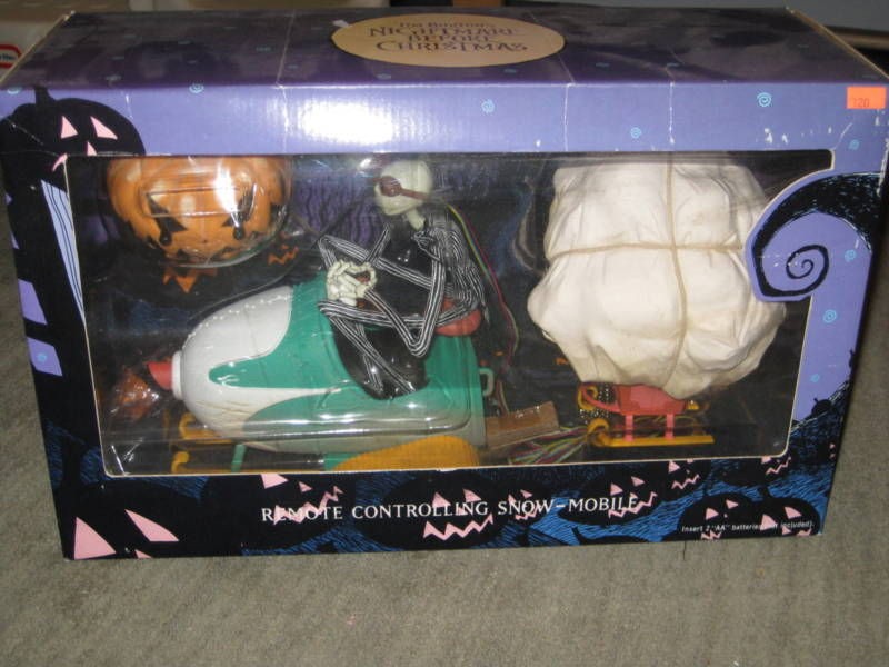 JACK R/C Snowmobile Nightmare Before Xmas HALLOWEEN TOY