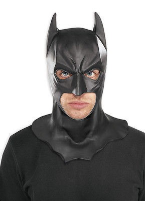 ADULT BATMAN LATEX FULL MASK THE DARK KNIGHT RISES BATMAN COSTUME 