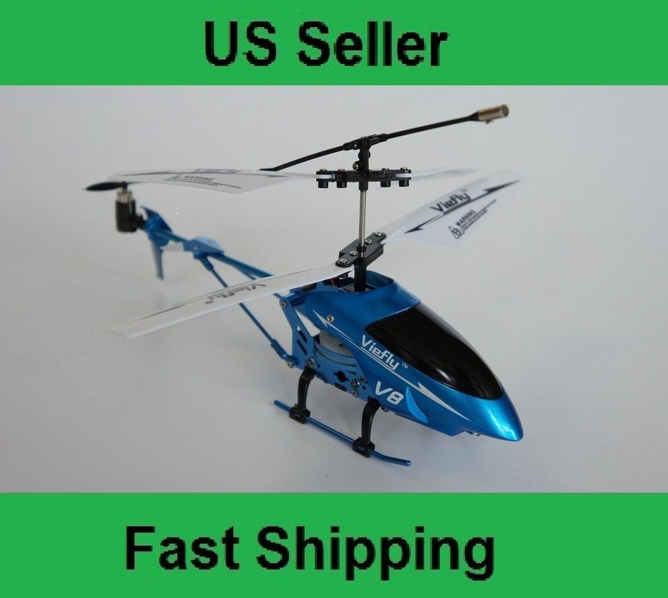 Viefly V8 Indoor RC Helicopter w/ LED Light & Auto DEMO