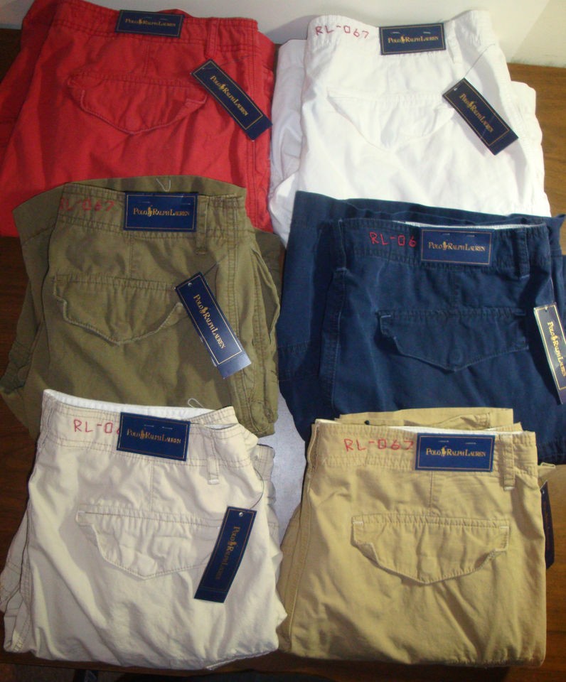 NWT $79 Polo Ralph Lauren CARGO Shorts Mens 30 31 32 33 34 35 36 38 40 