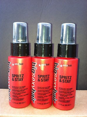 Big Sexy Hair Spritz & Stay Hairspray 1.7 fl oz 3 pk Fast Free Ship 