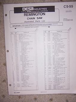 remington chainsaw parts in Chainsaw Parts & Accs