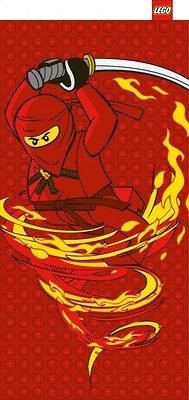 LEGO TOWEL large Ninjago 75x150 cm