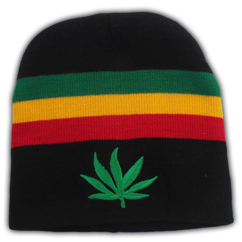   Tam Beanie Rasta Dancehall Africa Jamaica Lion Reggae Marley S/M