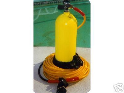 Brownies100ft Octo hose/w 1st & 2nd Stage regulator,Hook​ah Diving 