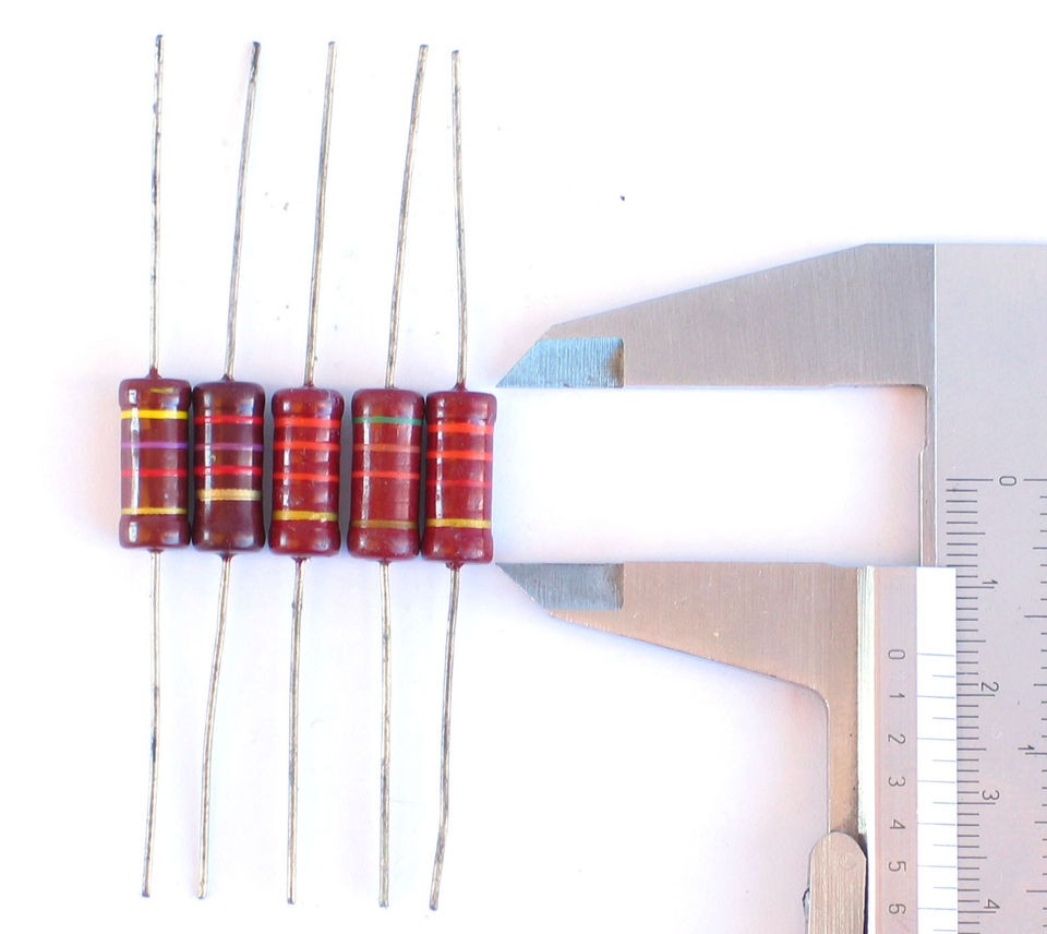 1W 2W Piher resistors Marshall plexi 4K7 5K6 15K 33K 56K 68K 82K 